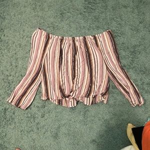 Off the shoulders top